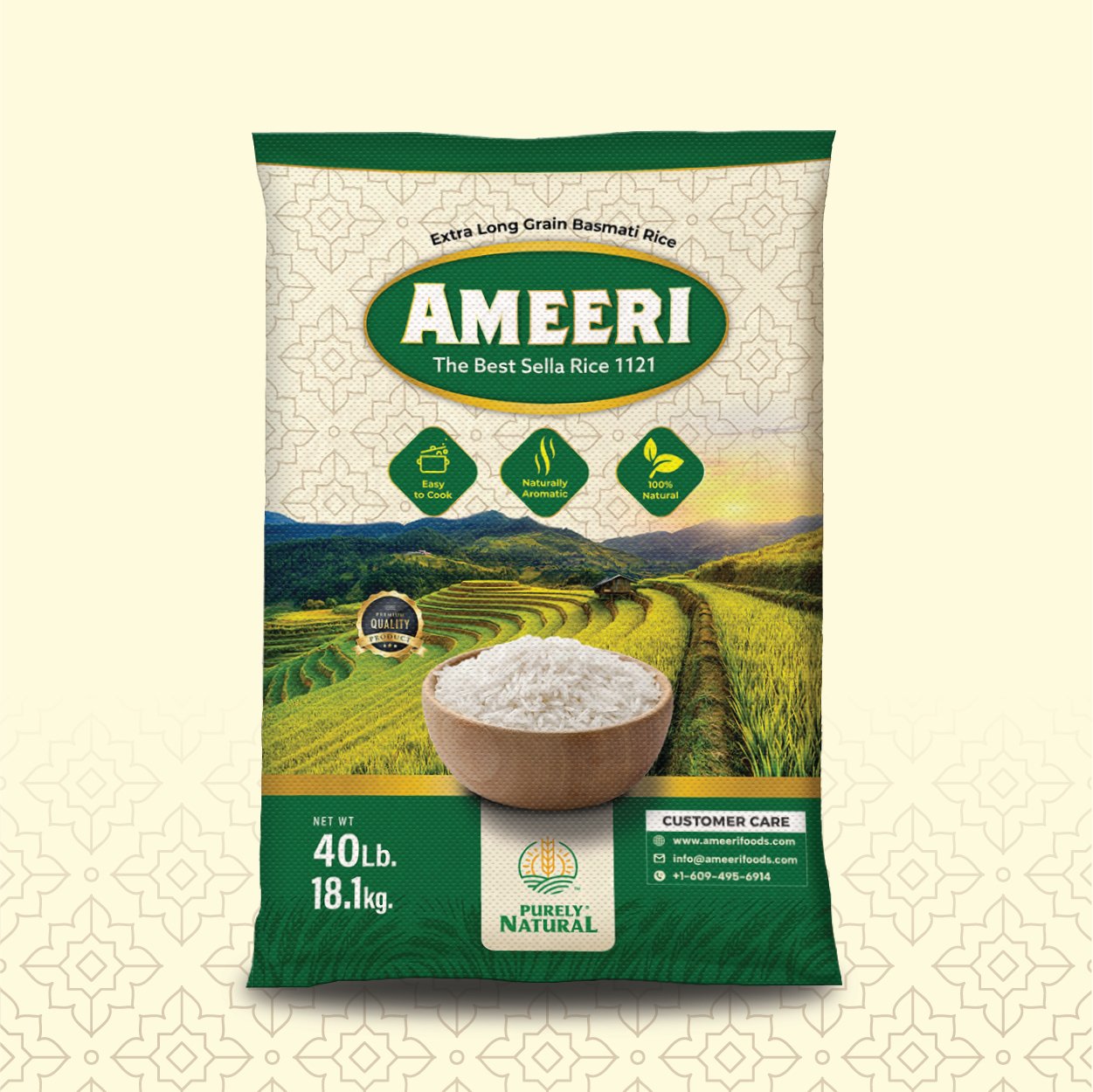Ameeri Sella Rice 40 LB